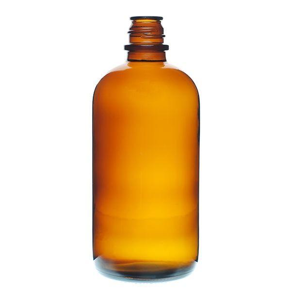 16 Oz (480 mL) Amber Glass Bottles, Caps Included