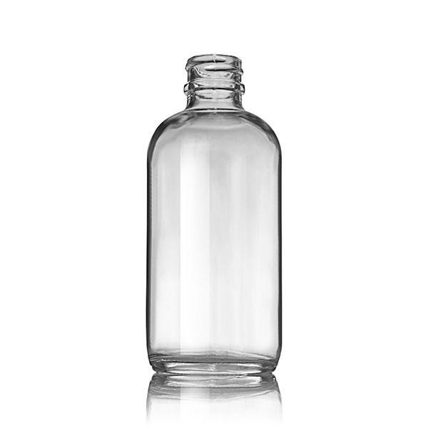 https://bottleandpump.com/images/Glass-Bottle/4oz_120ml_Flint_Clear_Boston_Round_Glass_Bottle_160_Pack_-_22-405_Neck_1.jpg