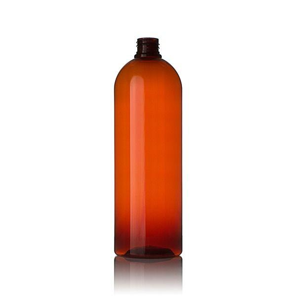 16oz (480ml) Clear PET Wide Mouth Square Beverage Bottle - 38-385
