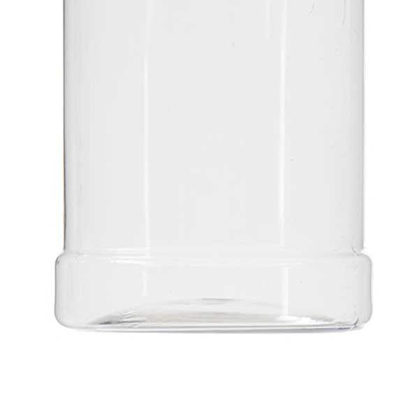 8.4oz (252ml) Clear PET Spice Round Plastic Jar - 53-485 Neck