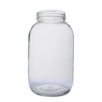 https://bottleandpump.com/images/glass_jars/64oz_1920ml_Flint_Clear_Economy_Round_Glass_Jar_-_83-400_Neck_1.jpg